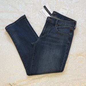 Banana Republic Premium Denim Women's Straight Leg Jeans - Mid-Rise, Girlfriend